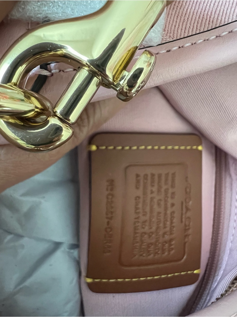 Coach Laurel in pink denim - Picture 9 of 11